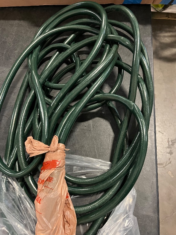 Photo 1 of Gilmour 843251-1001 Flexogen Heavy Duty Watering Garden Hose 3/4in x 25 Feet, Green