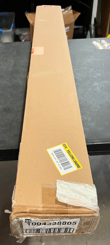 Photo 1 of DEZ FURNISHINGS Cordless 2" Faux Wood Blind, 48.5" W x 36" H, White