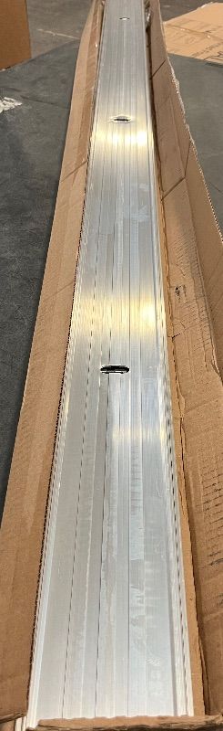 Photo 1 of EasyFlex Aluminum Landscape Edging Project Kit, 4 Metal Garden Edging Pieces with Spikes, 24' Kit, Mill