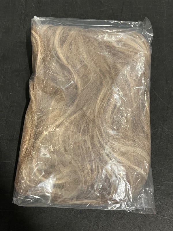 Photo 1 of KETHBE 24 Inch Long Body Wave Ponytail hair Extension Synthetic Heat Resistant Wrap Around Drawstring Curly Wavy Ponytail Hairpieces for Women (P6H613)