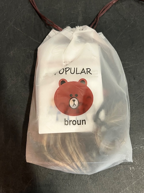 Photo 1 of KooKaStyle Invisible Wire Hair Extensions Long Straight Layered Synthetic with Transparent Wire Adjustable Size 6 Secure Clips Hairpieces for Women 16 Inch (Balayage Chocolate Brown to Caramel Blonde)
