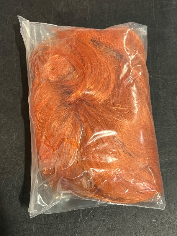 Photo 1 of Short Orange Anime Show Cosplay Costume Wig Fashion Synthetic Hair Wigs for Men Or Women