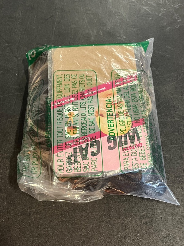 Photo 1 of Brown Highlight Blonde Wig Ombre Dark Root 13x4 Lace Front Wigs Pre Plucked Long Loose Wave Platinum Synthetic Fiber Hair 20Inch for Women