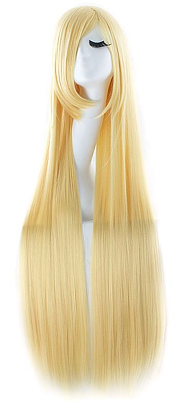 Photo 1 of MapofBeauty 40" 100cm Anime Costume Long Straight Cosplay Wig Party Wig (Blonde)
