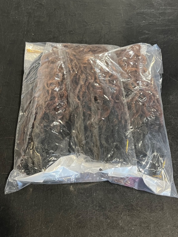 Photo 1 of LIYATE Goddess Locs Crochet Hair 10 Inch 6 Packs Faux Locs Crochet Hair Pre Looped Soft River Locs Crochet Braids with Curly Hair Boho Hippie Locs Hair Extensions(T1B/30/27)