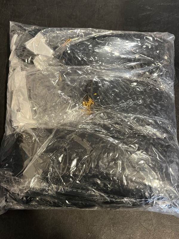 Photo 1 of Goddess Box Braids Crochet Hair 1B - 18 Inch 8 Packs Crochet Box Braids Pre-looped Boho Box Braids Crochet Hair Bohemian Box Braids with Curly Ends Synthetic Crochet Hair