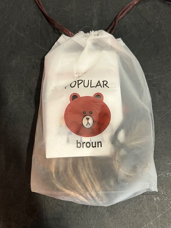 Photo 1 of KooKaStyle Invisible Wire Hair Extensions Long Straight Layered Synthetic with Transparent Wire Adjustable Size 6 Secure Clips Hairpieces for Women 16 Inch (Balayage Chocolate Brown to Caramel Blonde)
