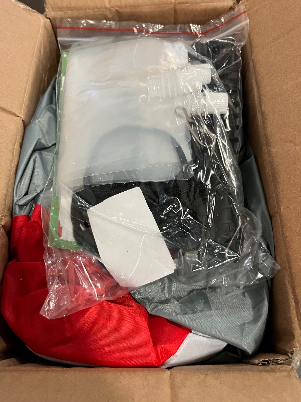 Photo 1 of 10.5FT Christmas Inflatables Santa Ride Huge Elephant Decoration, Inflatable Elephant Built-in 7 LED for Christmas Decoration Home Yard Lawn Garden Party Outdoor Indoor Night Xmas Gift