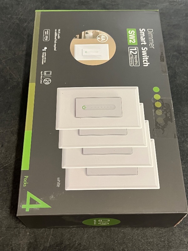 Photo 1 of Ghome Smart Dimmer Switch Single Pole 2.4 GHz Wi-Fi Smart Switch