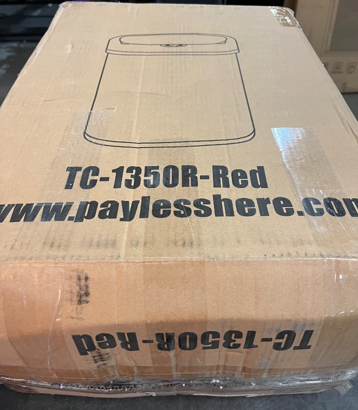 Photo 1 of New Red 13-Gallon Touch Free Sensor Automatic Kitchen Office
