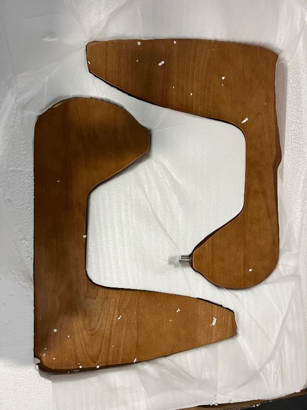 Photo 1 of Coffee Tables for Living Room - Triangle Glass Coffee Table with Wooden Base Mid-Century Modern Abstract End Table for Study Room Office Hotel Balcony