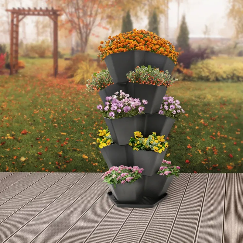 Photo 1 of 5-Tier Stackable Planter by Multy