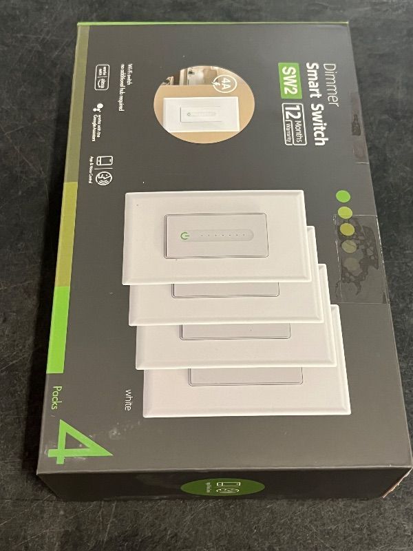 Photo 1 of Ghome Smart Dimmer Switch Single Pole 2.4 GHz Wi-Fi Smart Switch
