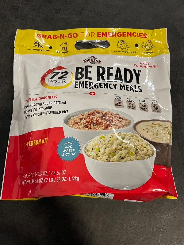 Photo 1 of Exp04NOV49 72Hr Be Ready Emergency Meals 1 Week 1 Person Supply