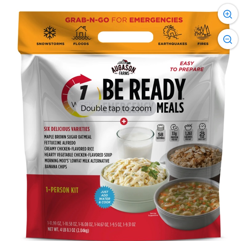 Photo 1 of Exp04NOV49 72Hr Be Ready Emergency Meals 1 Week 1 Person Supply