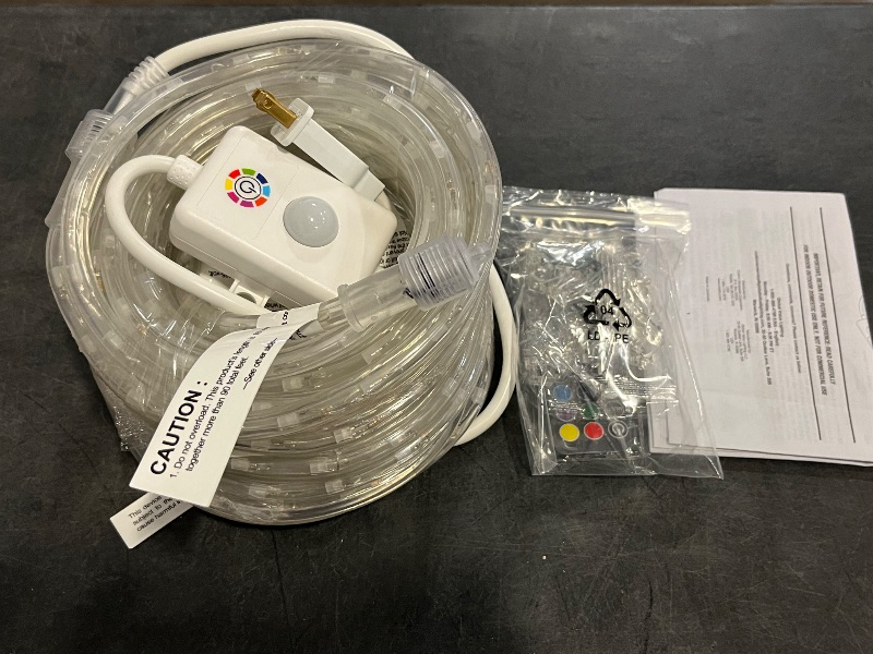 Photo 1 of 99Ft LED Rope Lights Outdoor,18 Color Changing String Lights Plug in with Remote, IP68 Waterproof 300 Led Easter Lights for Patio, Garden, Christmas, Party Decorations