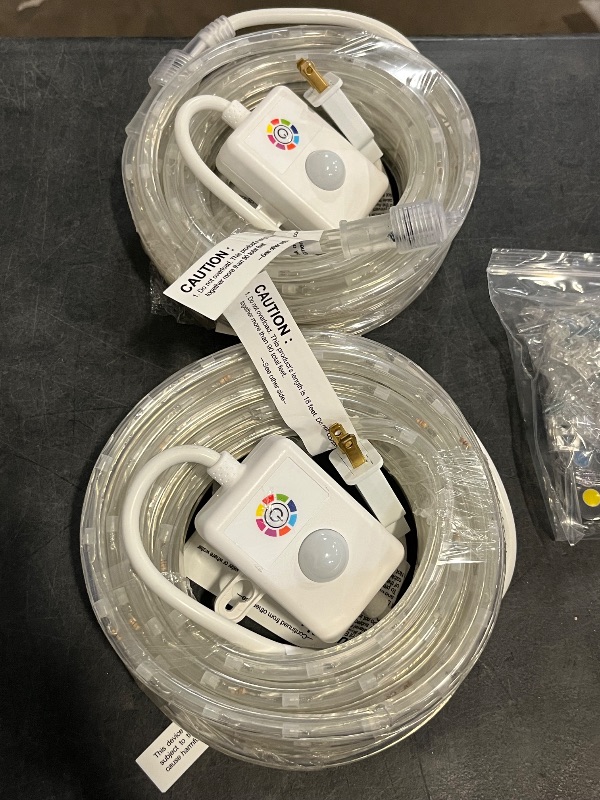 Photo 1 of 99Ft LED Rope Lights Outdoor,18 Color Changing String Lights Plug in with Remote, IP68 Waterproof 300 Led Easter Lights for Patio, Garden, Christmas, Party Decorations