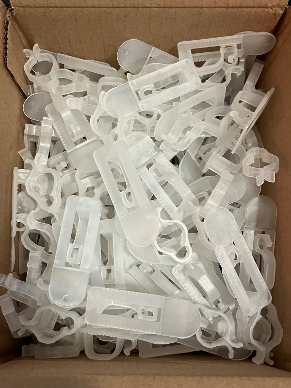 Photo 1 of All In One Christmas Light Clip, Universal Gutter and Shingle Clip for C7, C9 and Mini Lights, 100 Pack