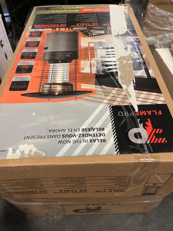 Photo 1 of FlamePro Table Top Patio Heater with Adapter Hose