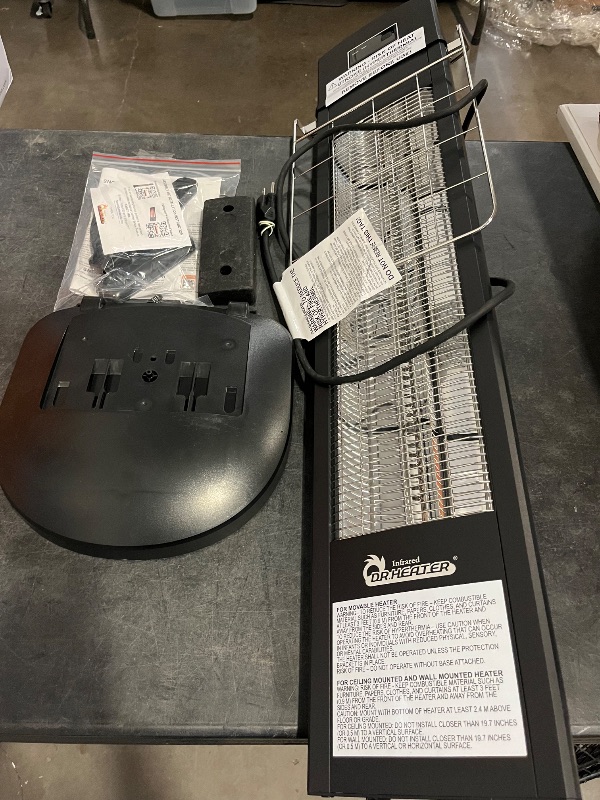 Photo 1 of Dr Infrared Heater DR-268 Smart Greenhouse Heater with built in Temperature Control and Digital Thermostat