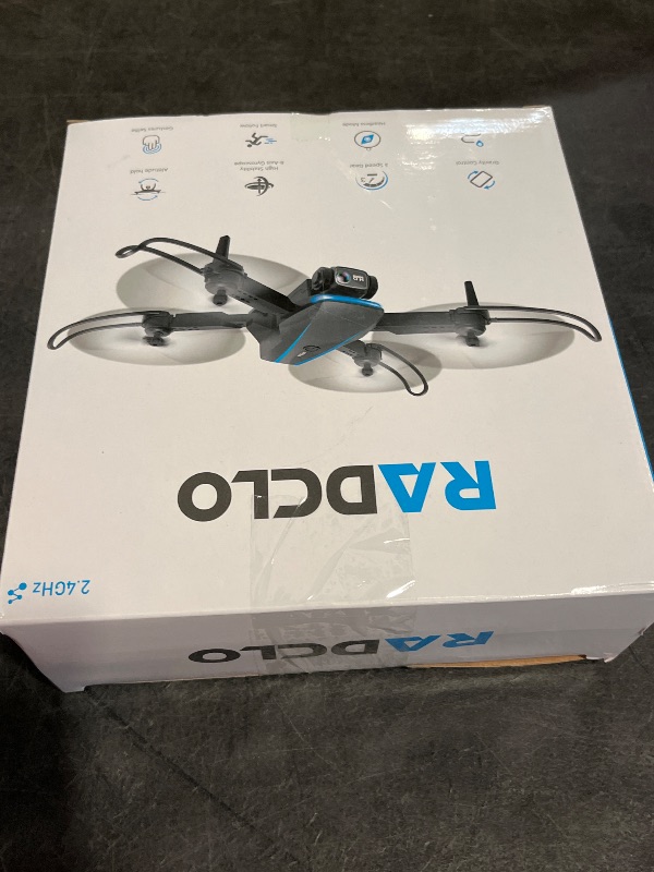 Photo 1 of Drones with Camera for Adults 4K, Brushless Motor Drone for Kids Beginners, FPV Foldable RC Quadcopter with 3 Batteries, 45 Mins Long Flight Time, Beyond-Range Loss Alert, Toys Gifts for Men Boys