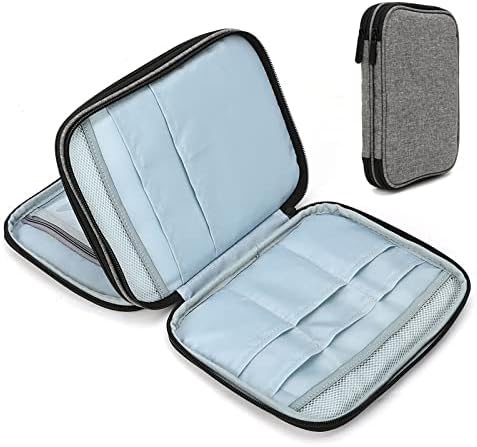 Photo 1 of Knitting Needles Case Crochet Hooks Organizer Zipper Bag,Portable Travel Storage Pouch Bag for Carrying Circular Knitting Needles,Crochet Hooks,Knitting Accessories,Sewing Tools(Grey)