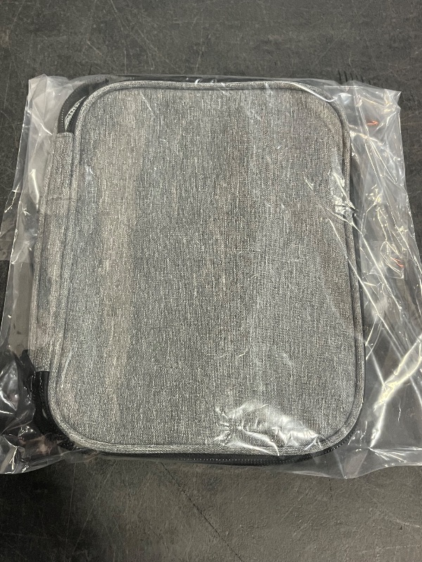 Photo 1 of Knitting Needles Case Crochet Hooks Organizer Zipper Bag,Portable Travel Storage Pouch Bag for Carrying Circular Knitting Needles,Crochet Hooks,Knitting Accessories,Sewing Tools(Grey)