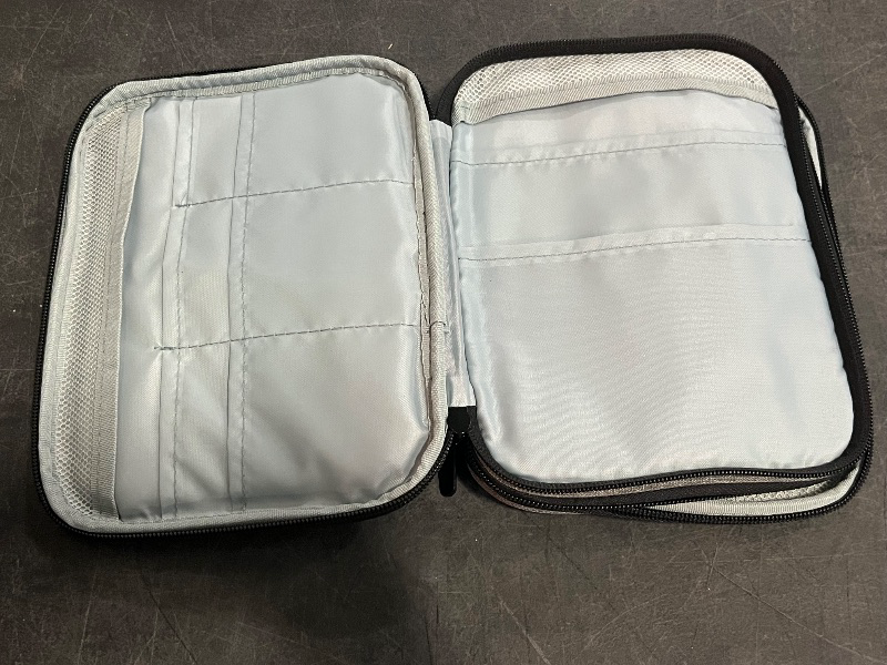 Photo 1 of Knitting Needles Case Crochet Hooks Organizer Zipper Bag,Portable Travel Storage Pouch Bag for Carrying Circular Knitting Needles,Crochet Hooks,Knitting Accessories,Sewing Tools(Grey)