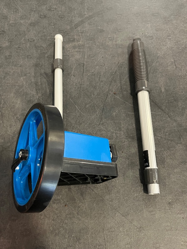 Photo 1 of Measuring Wheel for Distance Measurement, 0-9999.9m Portable Surveyor Wheel with Foldable Handle - High Precision Measuring Tool for Construction, Land Surveying, and Outdoor Use (Small Size)
