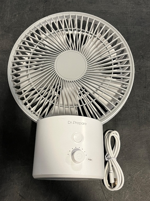 Photo 1 of Dr. Prepare Rechargeable Table Fan