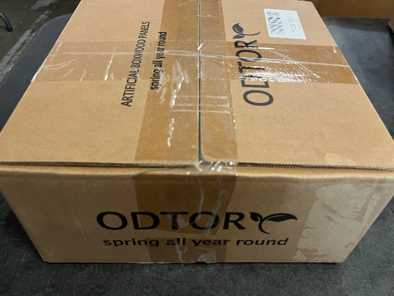 Photo 1 of Artificial Grass Wall Panel Backdrop,10" X 10" 12P(8.4 sqft) UV-Anti Greenery Boxwood Panels for Indoor Outdoor Green Wall Decor & Ivy Fence Covering Privacy