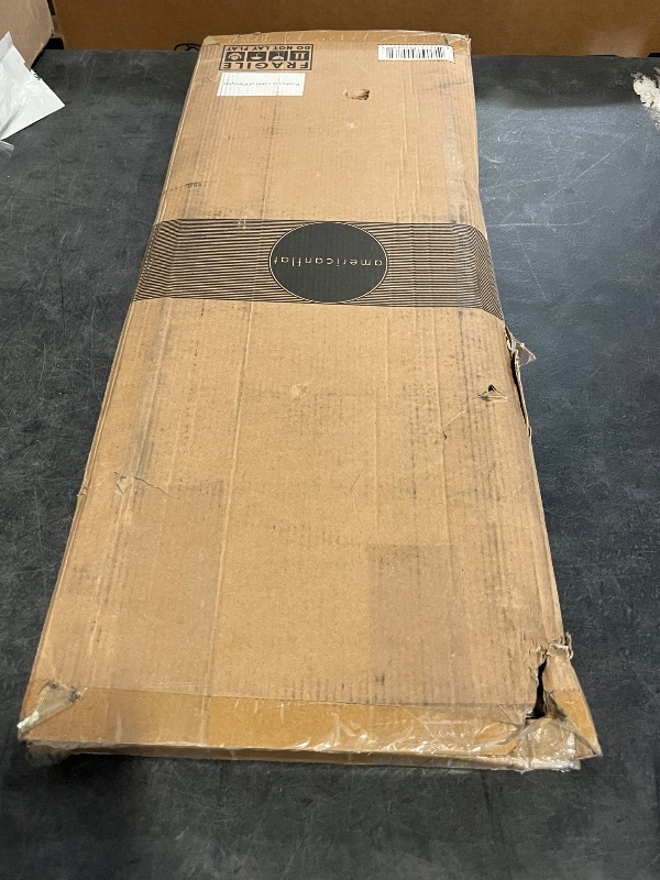 Photo 1 of Americanflat 8x24 Picture Frame with Shatter-Resistant Glass - Signature Collection - Gallery-Style Frames Made of Engineered Wood - Photo Frame for Wall Display - Black