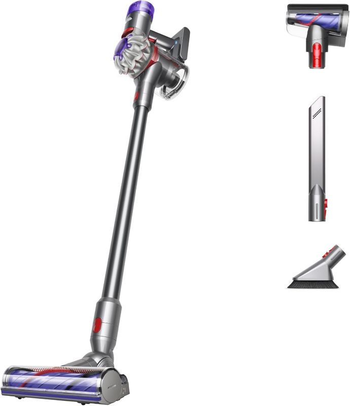 Photo 1 of Dyson V8 Plus Cordless Vacuum, Cleans Hard Floors and Carpets, Detangles, Converts to Handheld, 115AW, 2 Power Modes, Up to 40 Minutes¹