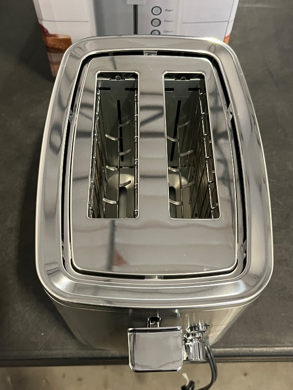 Photo 1 of GE 2 Slice Stainless Steel Toaster, Extra Wide Slots for Toasting Bagels, Breads, Waffles & More, 7 Adjustable Shade Settings, Removable Crumb Tray, Countertop Kitchen Essentials, 850 Watts