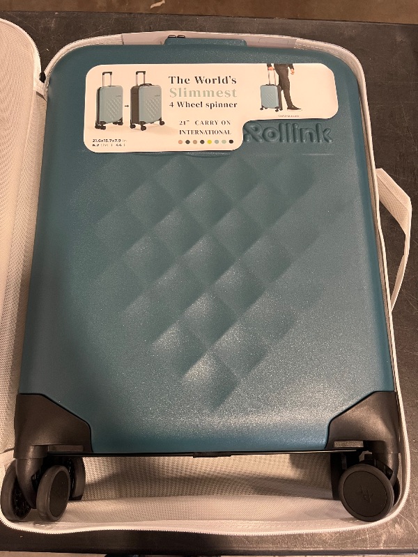 Photo 1 of Different Color ** ROLLINK Flex Vega Cabin Plus Fully Collapsible Suitcase - Hardshell, Silent, Coated Wheels for Smooth Gliding, Scratch, Water & Impact Resistant, Carry-On 21-Inch (11.8 GL packing volume)