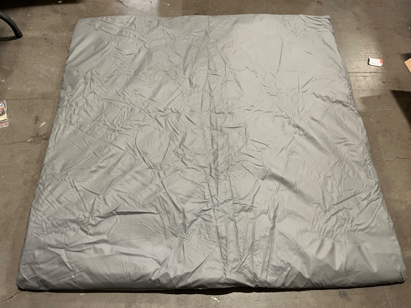 Photo 1 of Blissful Diary Vegan Leather Baby Play Mat, 50x50 Thicken Foam Cushioned & Waterproof Playpen Mat for Infants and Toddlers, Stylish and Just Wipe-Clean Playmat for Baby Play on Floor, Light Gray
