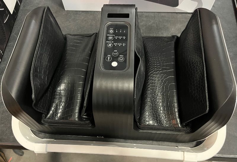 Photo 1 of Foot Massager Machine Forearm Kneading Rolling W/Heat Remote Massage