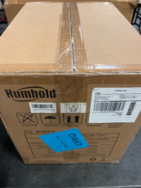 Photo 1 of Humhold HDZB-15A2 CounterTop Ice Maker , White 