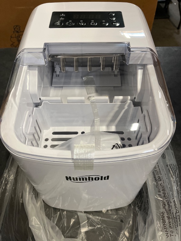 Photo 1 of Humhold HDZB-15A2 CounterTop Ice Maker , White 