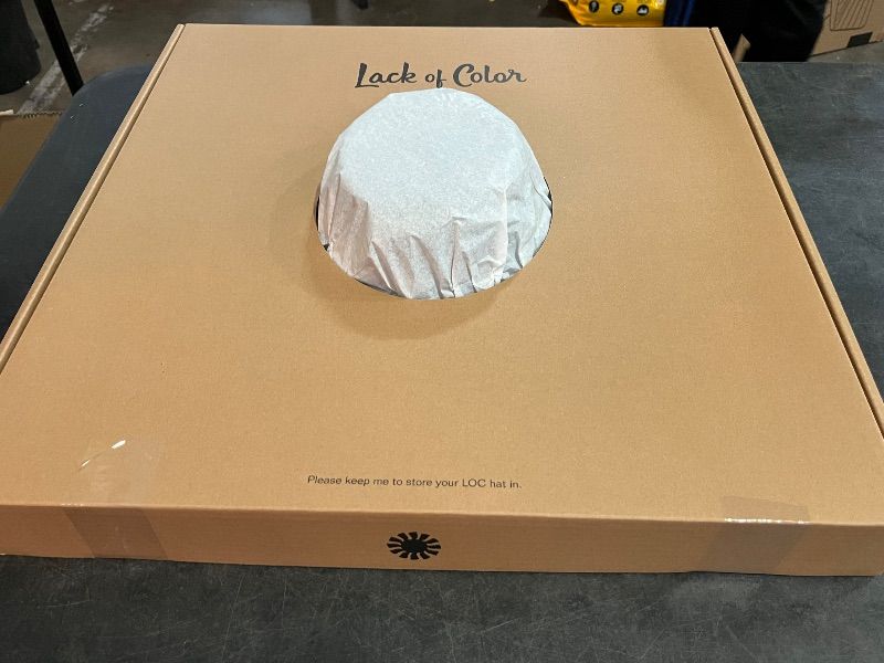 Photo 1 of (S) Wide Brim Black Boater Style Hat