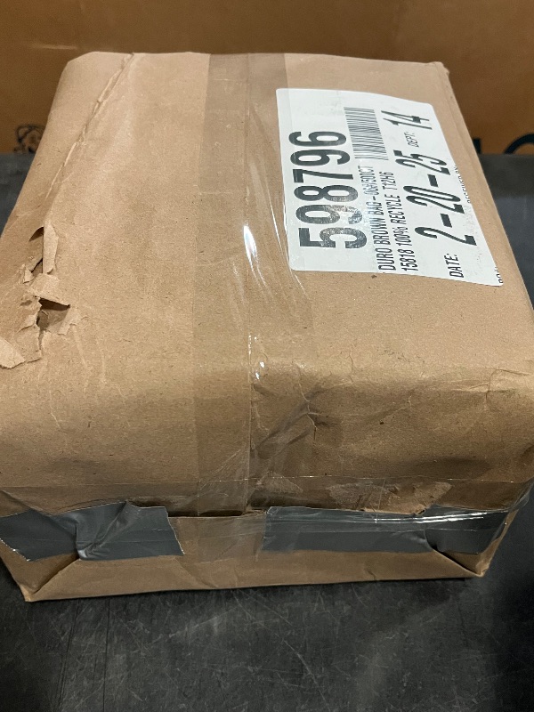 Photo 1 of 10 Pound Brown Paper Bags - 500 Count - 6" X 3.6" X 11.1" - Sack Lunch Bags