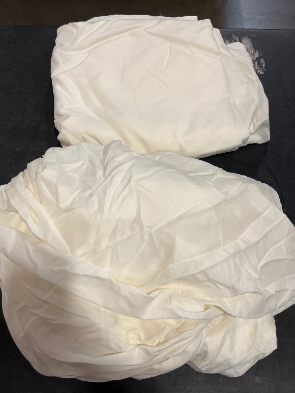 Photo 1 of JELLYMONI Duvet Cover Queen Size Bright White - 3PCS Boho Striped Duvet Cover Set Polyester Tufted Bohemian Textured Comforter Cover 90×90in and 2 Pillowcases
