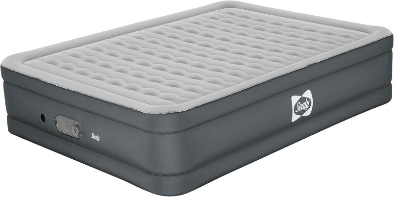 Photo 1 of Sealy: AlwayzAire Tough Guard 18" Airbed - Queen - Built-in Dual Pump, Inflatable Matress, Wave Beam Construction, Antimicrobial Treatment, USB Charge