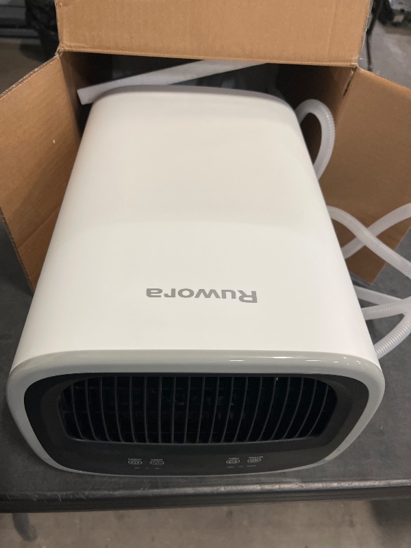 Photo 1 of Dehumidifier for Home, Dehumidifier 4500 Sq.Ft 50 Pint, Dehumidifiers with Drain Hose, 0.66 Gallon Water Tank, RUWORA Dehumidifiers for Basement Bedroom Bathroom RV, 24H Timer, Overflow Protection