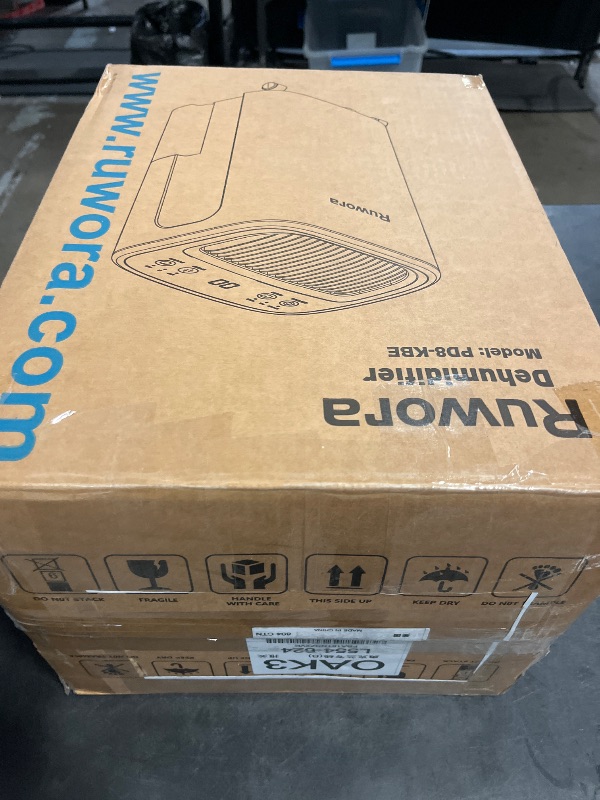 Photo 1 of Dehumidifier for Home, Dehumidifier 4500 Sq.Ft 50 Pint, Dehumidifiers with Drain Hose, 0.66 Gallon Water Tank, RUWORA Dehumidifiers for Basement Bedroom Bathroom RV, 24H Timer, Overflow Protection