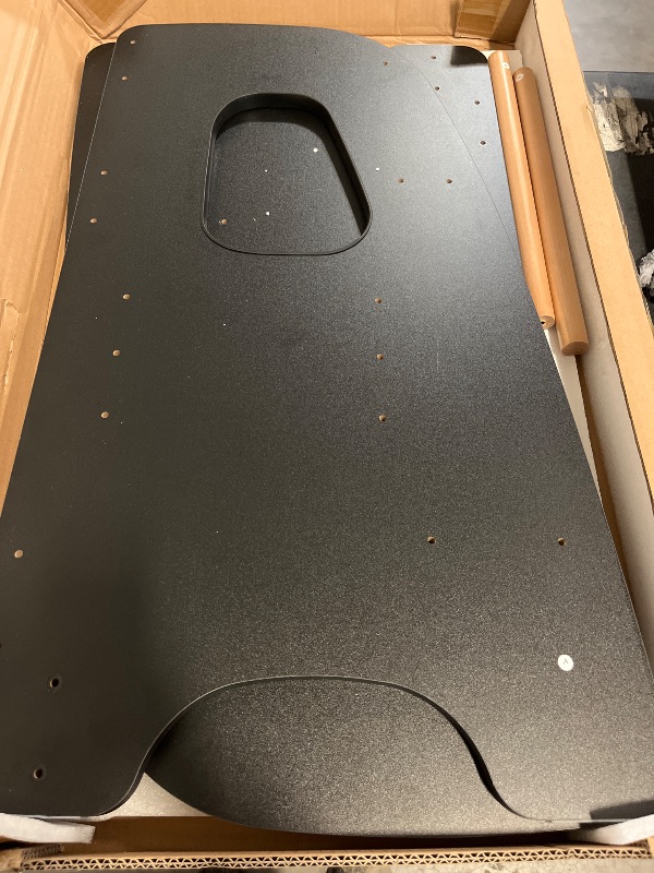 Photo 1 of Ezebaby Toddler Kitchen Stool Helper, Standing Tower for 1.5-6 Year Olds, Rounded Edge Design & Anti-Tip Base, Removable Rail Kitchen Step Stool-Black
