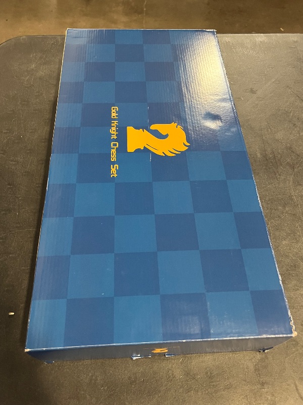 Photo 1 of 15" Wooden Chess Set with Magnetic Pieces - Extra Queens - Folding Chessboard Portable Travel Tournament Chess Board Games for Adults Kids
