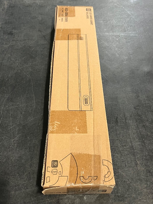 Photo 1 of ASD 18 Inch LED Under Cabinet Lighting Hardwired, On/Off & Color Temp Switch, 10W 807LM, 5CCT 2700K-5000K CRI90+, Dimmable Under Counter Lights for Kitchen, Under Cabinet Lights, White, UL
