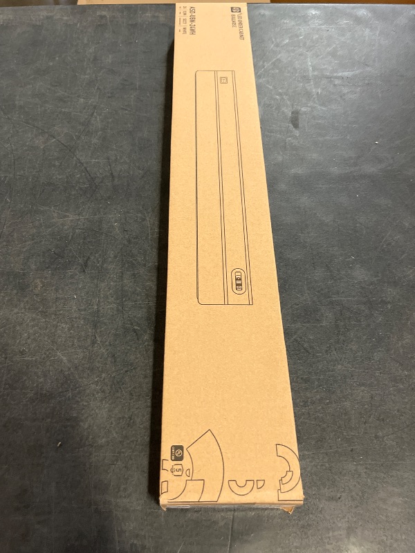 Photo 1 of ASD 24 Inch LED Under Cabinet Lighting Hardwired, On/Off & Color Temp Switch, 12W 1051LM, 5CCT 2700K-5000K CRI90+, Dimmable Under Counter Lights for Kitchen, Under Cabinet Lights, White, UL
