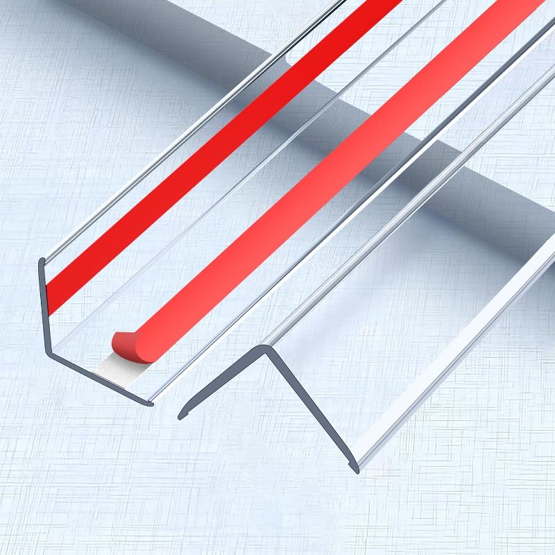 Photo 1 of Clear Self-Adhesive Wall Corner Protectors-2 PCS of Corner Guards & Edge Protector for Baby, Furniture, Door, Tables, Cover Sharp Furniture, Easy to Install
